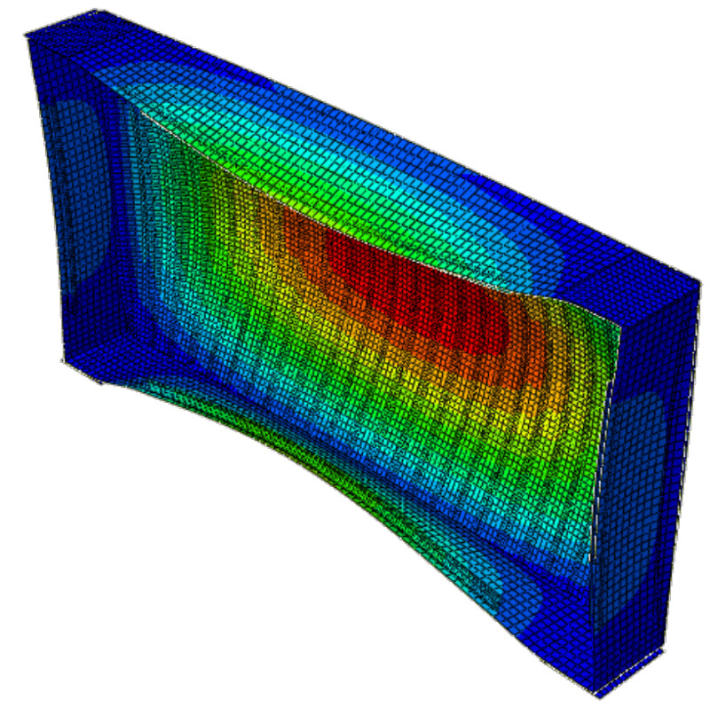 Battery Carrier with a corrugated panel floor