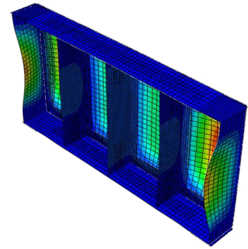 Battery Carrier with stiffeners